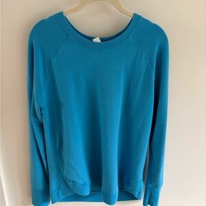 Athleta Teal Crewneck Sweatshirt